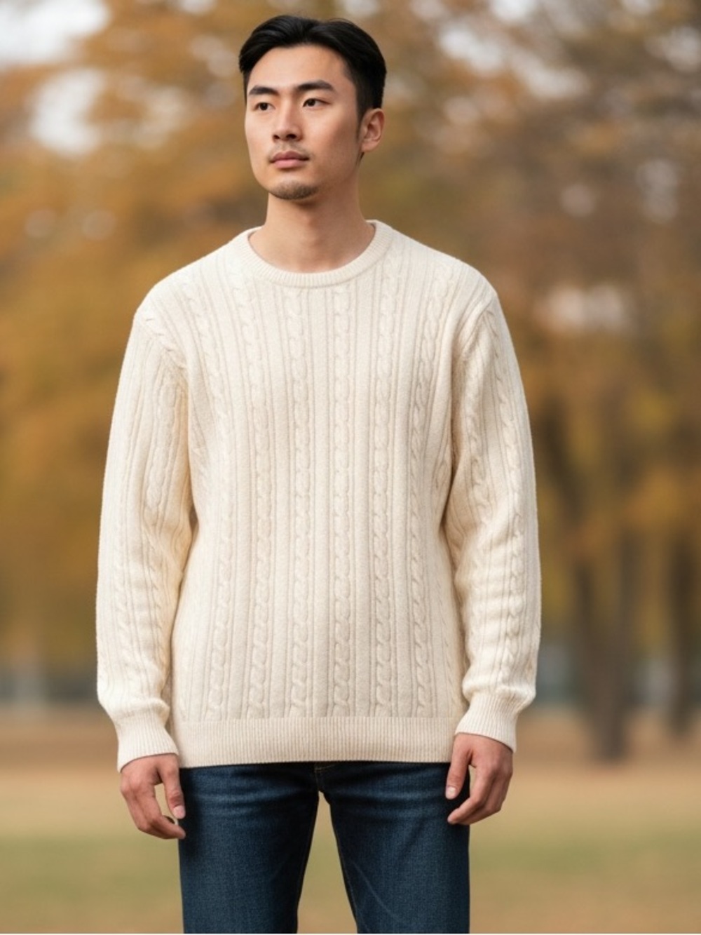 Mens Geoffrey Bean sweater size large